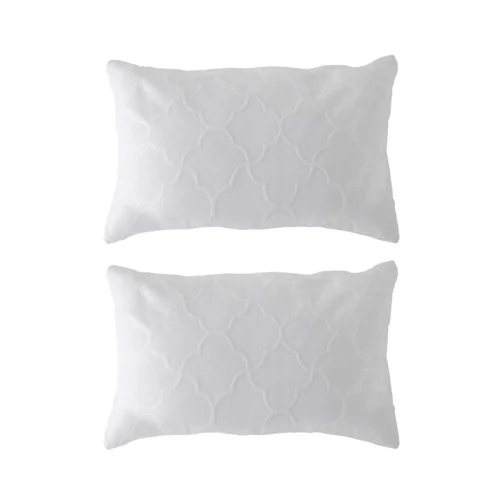 Guy Laroche Dorya-b housse de coussin pack 30x50 (2) blanc