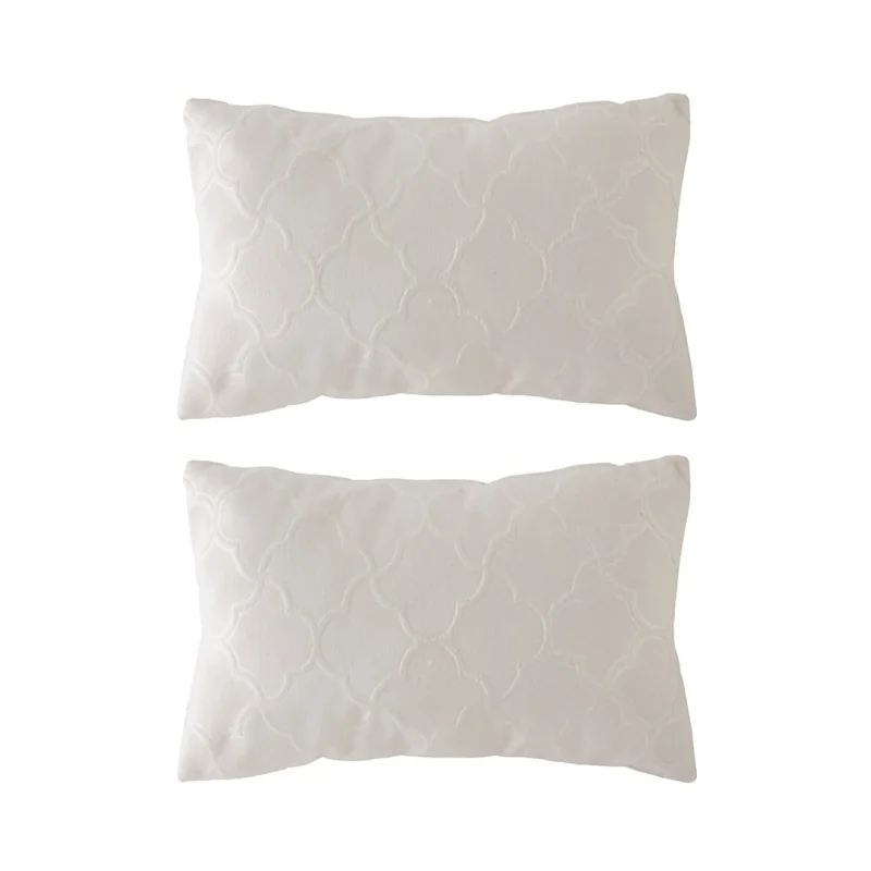 Guy Laroche Dorya-b cushion covers pack 30x50 (2) ecru