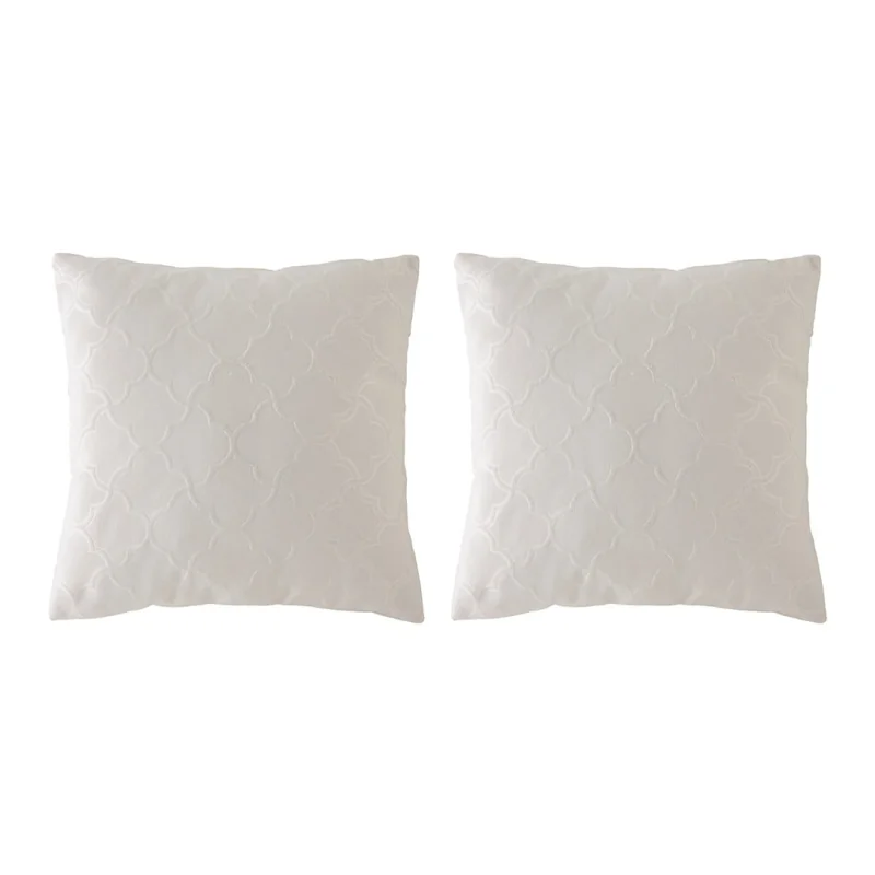 Guy Laroche Dorya-b cushion covers pack 50x50 (2) ecru