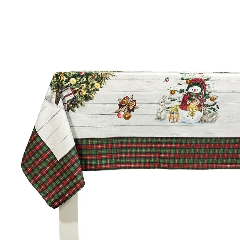 Toalha de mesa de Natal Naf Naf Holly Jolly multicolor