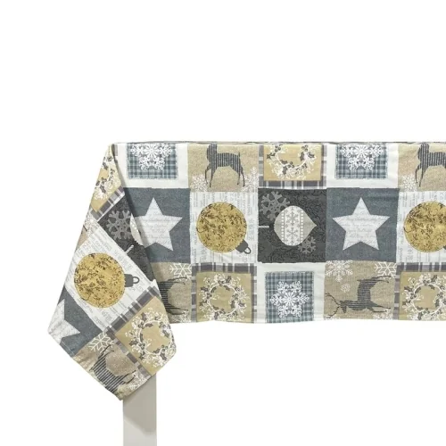 Nappe de Noël Naf Naf Rustic Xmas multicolore