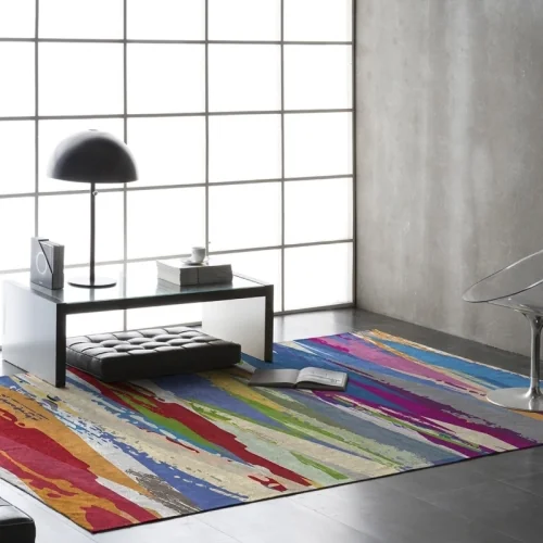 Multicolored Rodier Serra rug