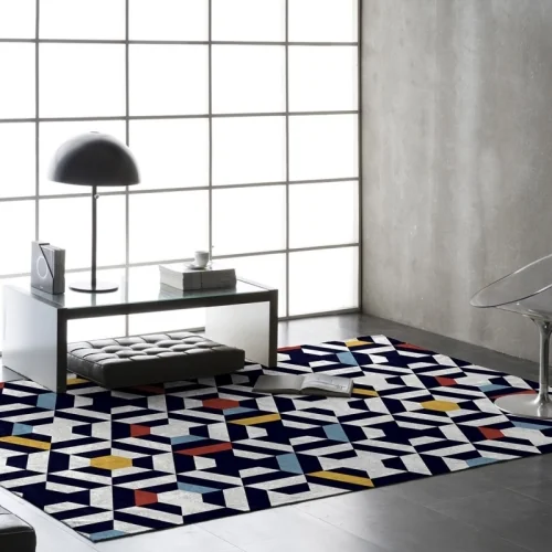 Alfombra Rodier Twist multicolor