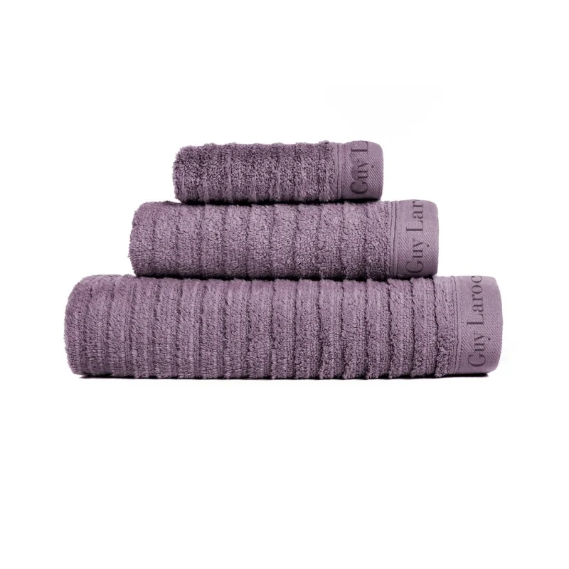 Conjunto de banheiro de 3 peças roxo Guy Laroche Palace